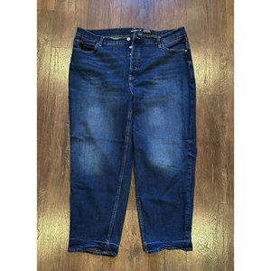 Old Navy Jeans Size 20 Blue Denim Extra High Rise Plus Size Sky Hi Straight Mom